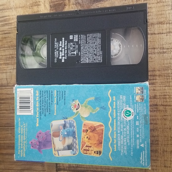 VTG Bear in The Big Blue House VHS Potty Time with Bear - Picture 2 of 2
